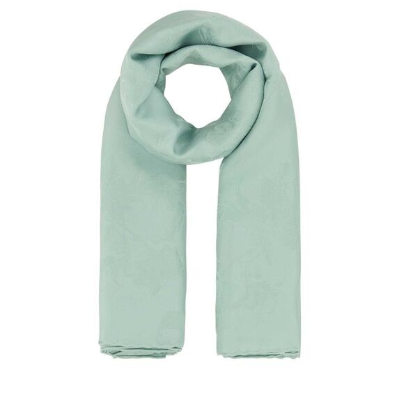 Alexander Mcqueen Women Sea Green Silk Foulard